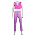 Mens Pop Star Pink Idol 3PCS Set Vest T-shirt and Pants Cosplay Costume