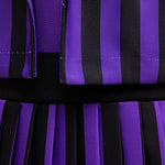 Girls Halloween Party Dress Ball Gown Purple Pleated Skirt and Coat Suit for Cosplay