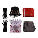Adult Prince Stolas Costume Red Goetia Prince Cosplay Outfit Tops Pants Cloak and Accessories Full Set