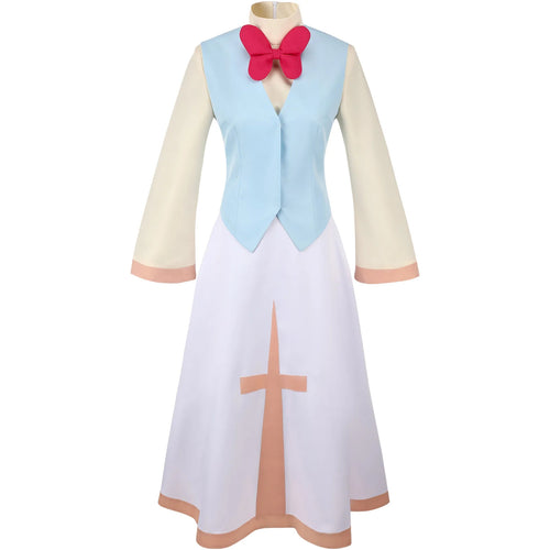 Adult Angel Costume Peter Dress Up Suit Sweatshirt Vest Skirt and Hat Cosplay Full Set