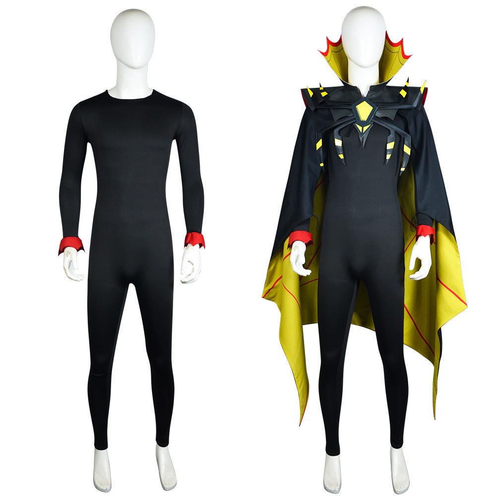 Zestial Costume Kids Adults Hell's Overlord Outfit Spider Demon Cosplay Suit