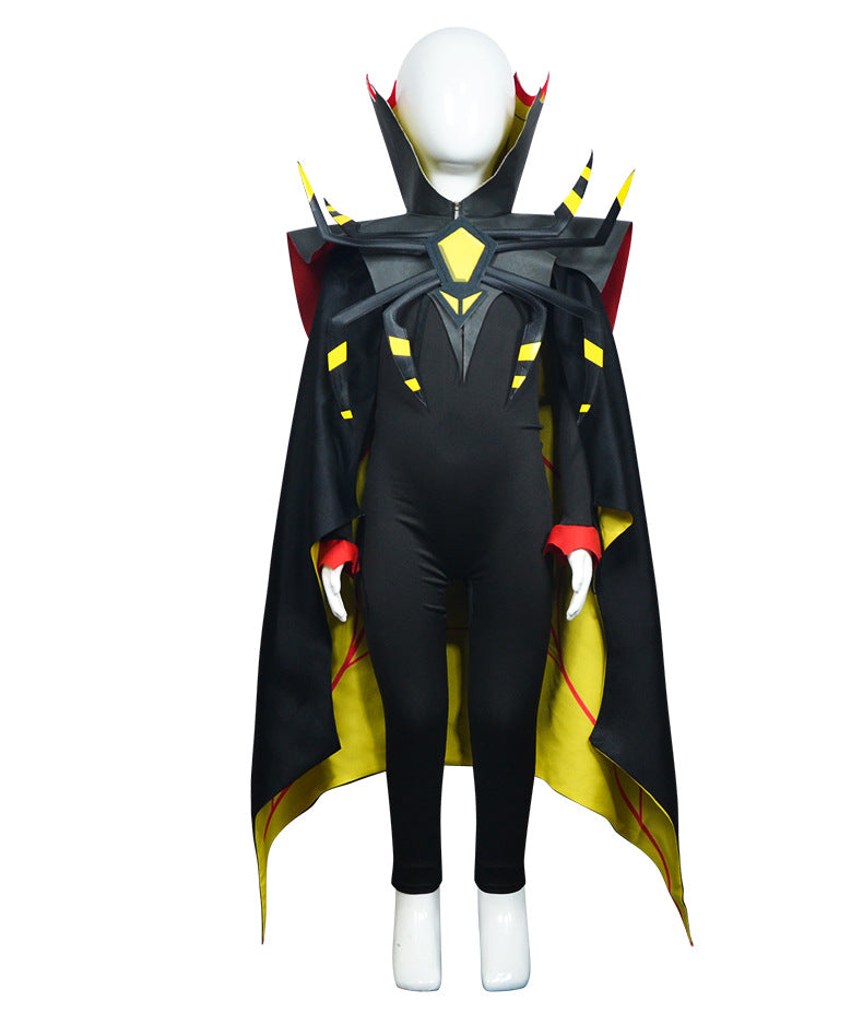 Zestial Costume Kids Adults Hell's Overlord Outfit Spider Demon Cosplay Suit