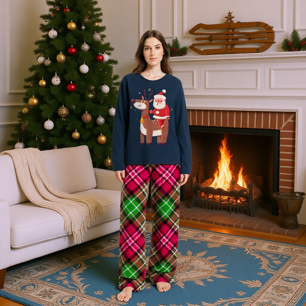 Cozy Holiday Pajamas Family Christmas Matching Sleepwear for Christmas Eve