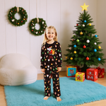 Festive Family Xmas Pajama Set Cozy Holiday Matching Outfits for Kids Adults
