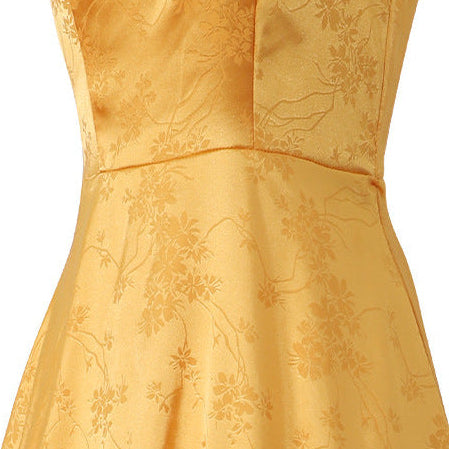 Cute Judy Party Dress Yellow Ball Gown with Headband Kids Adults Cosplay Costume