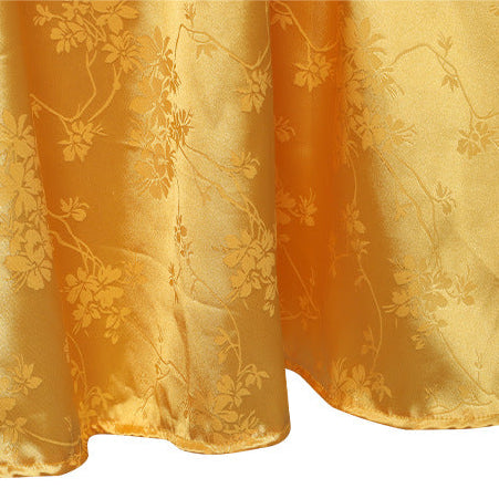 Cute Judy Party Dress Yellow Ball Gown with Headband Kids Adults Cosplay Costume