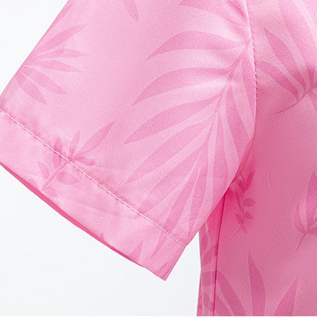 Boys Fox Costume Officer Wilde Pink Shirt Pants and Necktie Full Set for Dress Up Party