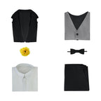 Officer Wilde Costume Fox Black Party Outfit Kids Adults Dress-up Suit