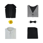 Officer Wilde Costume Fox Black Party Outfit Kids Adults Dress-up Suit