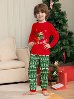 Family Christmas Pajamas Red Tops Pants Xmas Jammies for Kids Adults