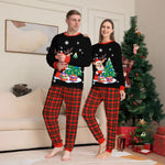 Matching Family Christmas Pajamas Red and Black Christmas PJ Holiday Attire