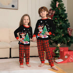 Matching Family Christmas Pajamas Red and Black Christmas PJ Holiday Attire