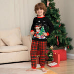 Matching Family Christmas Pajamas Red and Black Christmas PJ Holiday Attire