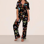 Womens Christmas Pajamas Soft Xmas Pjs Tops and Pants 2pcs Suit for Christmas Party Daily Wear