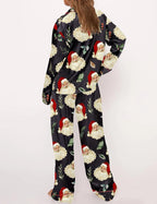 Womens Christmas Pajamas Soft Xmas Pjs Tops and Pants 2pcs Suit for Christmas Party Daily Wear
