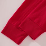 Kids Christmas Pajamas Set Red Long Sleeve Top Pants Festive Sleepwear for Children