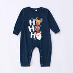 Family Matching Pajamas Set Christmas Navy Plaid Sleepwear for the Whole Family