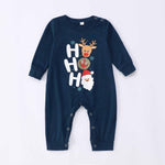 Family Matching Pajamas Set Christmas Navy Plaid Sleepwear for the Whole Family