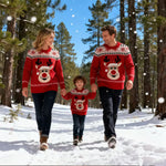 Ugly Xmas Sweater Cozy Holiday Costume with DIY Photo Frame Perfect Christmas Family Memory Kit