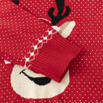 Ugly Xmas Sweater Cozy Holiday Costume with DIY Photo Frame Perfect Christmas Family Memory Kit