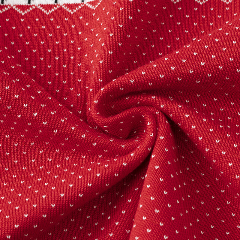 Ugly Xmas Sweater Cozy Holiday Costume with DIY Photo Frame Perfect Christmas Family Memory Kit