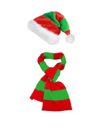 Kids Elf Costume Nightmare before Christmas Outfit Green Jumpsuit with Hat and Scarf Suit