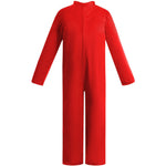 Kids Christmas Costume Unique Gift Box Tops with Hat Beard and Jumpsuit for Boys Girls