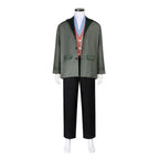 The Thief Costume Striped Tops Pants Shirt and Vest Full Set Classic Holiday Outfit