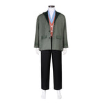 The Thief Costume Striped Tops Pants Shirt and Vest Full Set Classic Holiday Outfit