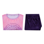 Stevie Costume Lavender Tops and Leggings Set Kids Adults Loungewear Cosplay Outfit