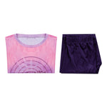 Stevie Costume Lavender Tops and Leggings Set Kids Adults Loungewear Cosplay Outfit