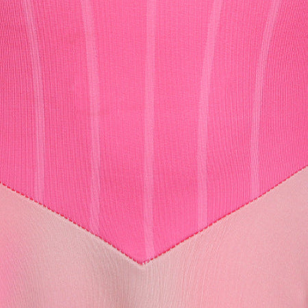 Girls Good Witch Costume Pink Long Sleeve Dress with Fitted Bodice for Themed Party