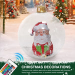 24inch Luminous Inflatable Ball Remote Control Christmas Tree Snowman Santa Ornaments with LED Light