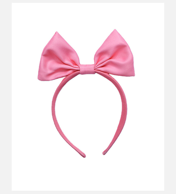 Mommy and Me Pink Dress Flared Party Outfit with Belt and Matching Headband