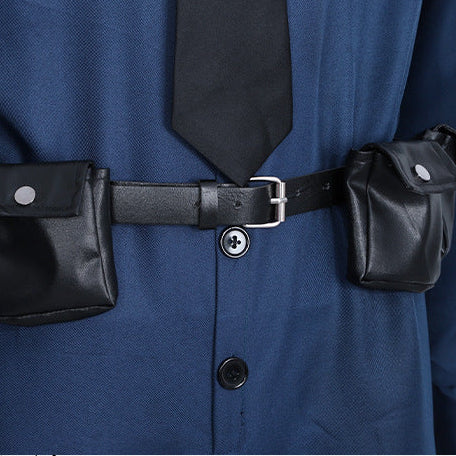 Bunny Police Uniform Unisex Navy Tops Pants Badge and Accessories for Cosplay Events