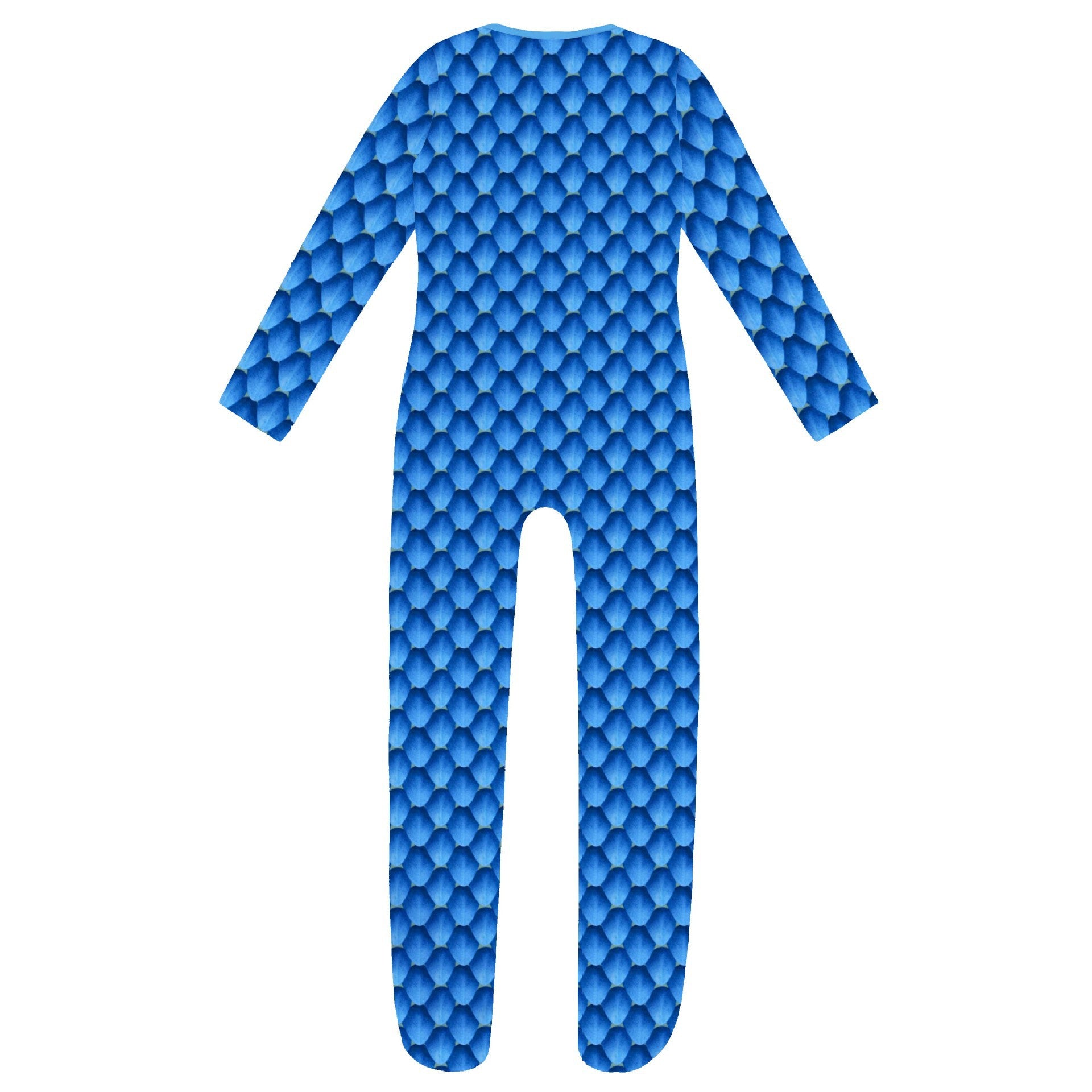 Kids Snake Costume Blue Jumpsuit Mask and Gloves Suit for Cosplay Themd Party