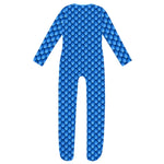 Kids Snake Costume Blue Jumpsuit Mask and Gloves Suit for Cosplay Themd Party