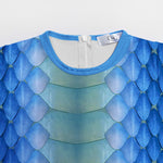 Kids Snake Costume Blue Jumpsuit Mask and Gloves Suit for Cosplay Themd Party