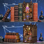 Book Nook Kit 3D DIY Wood Puzzle Twelve Constellations House Set with Light Home Decoration