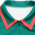 Holly Costume Retro Overalls Green Shirt and Vest 3pcs Suit for Cosplay Carnival