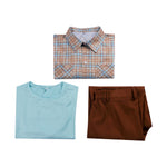 Mens Will Costume Plaid Button-Up Shirt Pants Full Set The Final Season Outfit for Cosplay