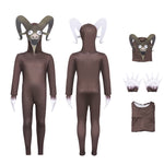 Forest Survival The Ram Costume Kids Jumpsuit Helmet and Gloves 3pcs Suit for Cosplay