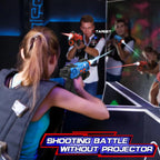 Infrared Laser Tag Set with Projector 2 Player Infrared Guns Family Activity Toy Shooting Game