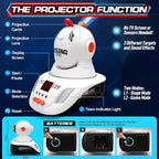 Infrared Laser Tag Set with Projector 2 Player Infrared Guns Family Activity Toy Shooting Game