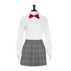 Adult Gogo Yubari Costume Black Bloody Affair Killer Uniform Tops Shirt and Skirt Set for Cosplay