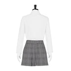 Adult Gogo Yubari Costume Black Bloody Affair Killer Uniform Tops Shirt and Skirt Set for Cosplay