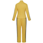 Women Beatrix Costume Yellow Bloody Affair The Bride Outfit Jacket and Pants Suit for Cosplay Themed Party