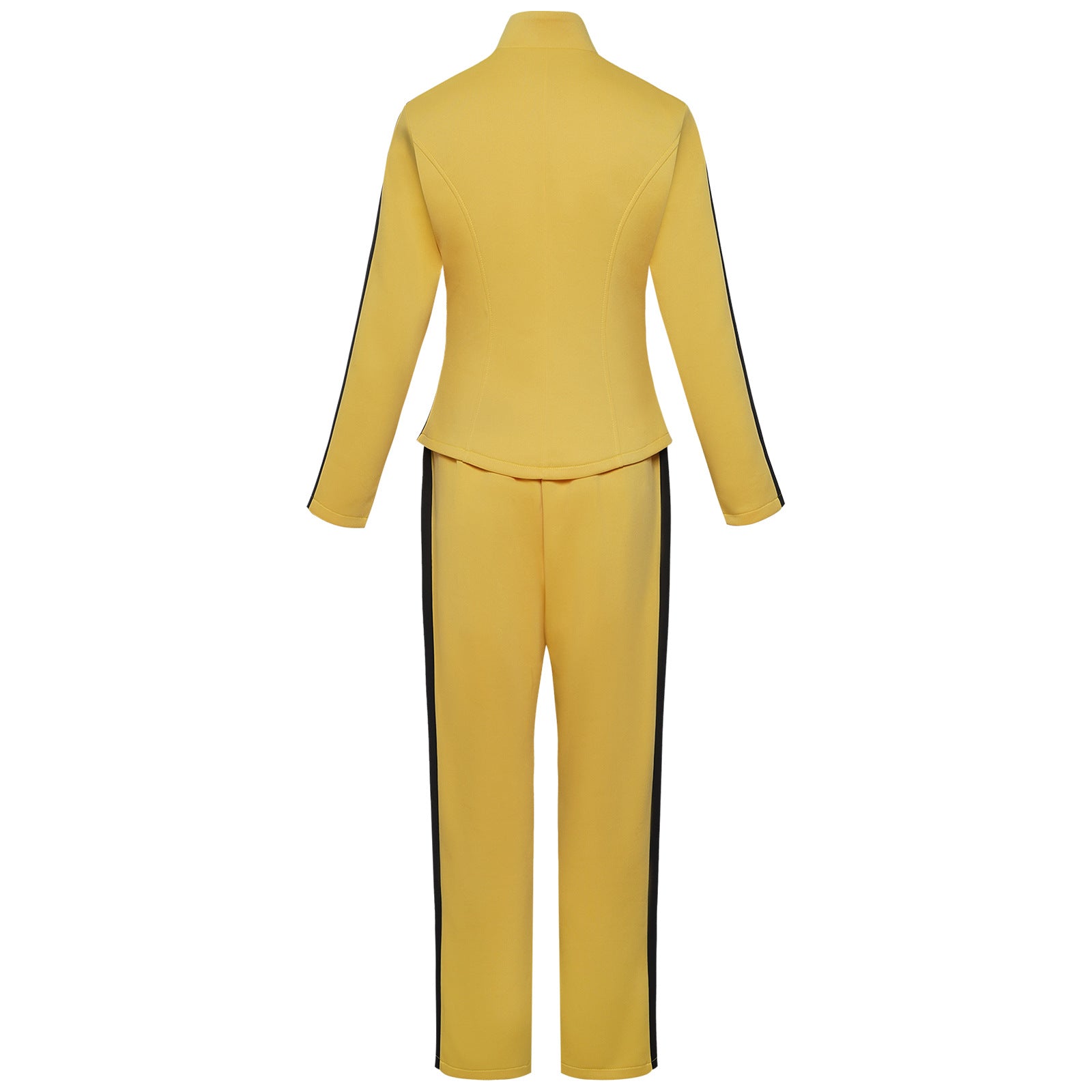 Women Beatrix Costume Yellow Bloody Affair The Bride Outfit Jacket and Pants Suit for Cosplay Themed Party