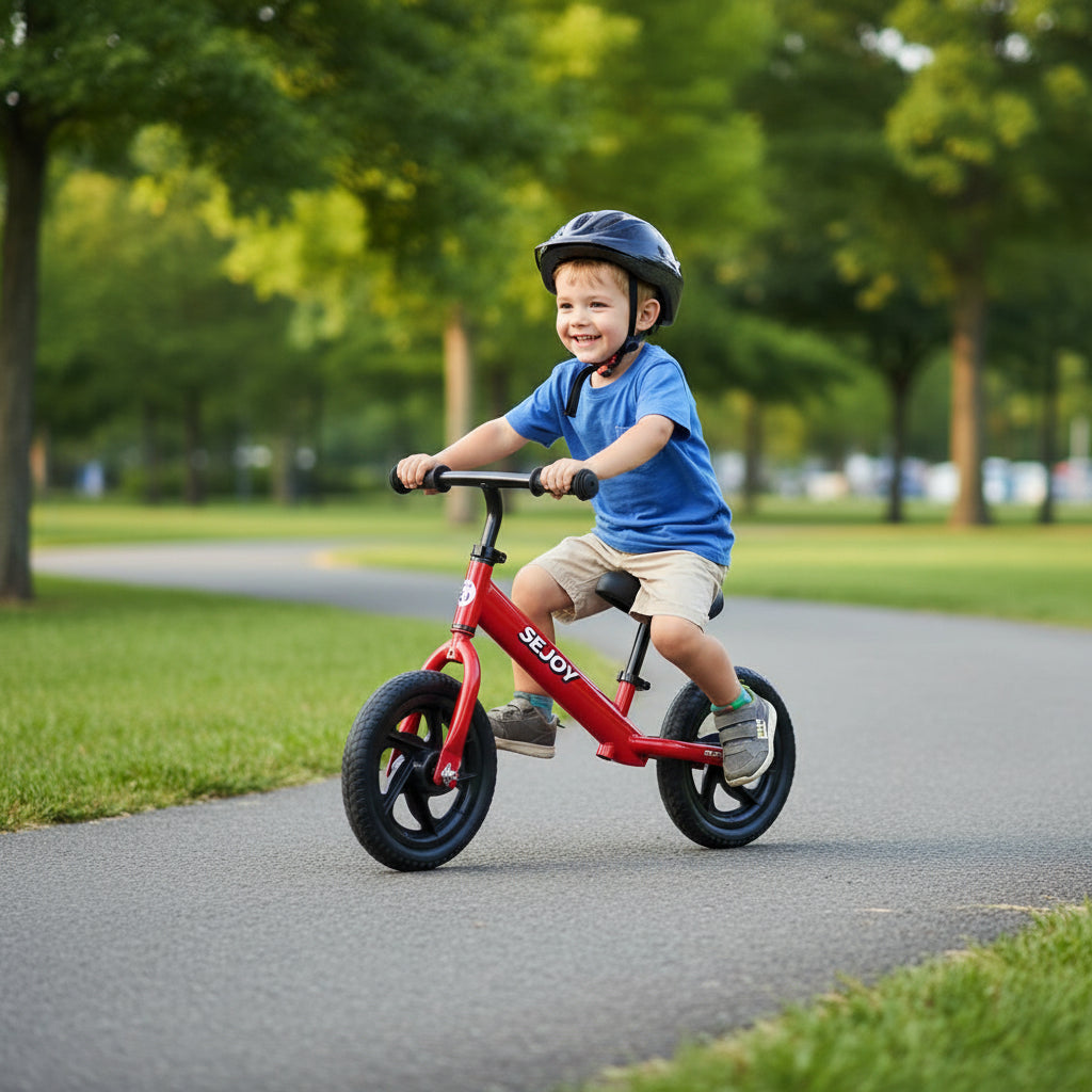 Toddler Balance Bike Lightweight Bike Adjustable Seat and Handle No Pedal Car