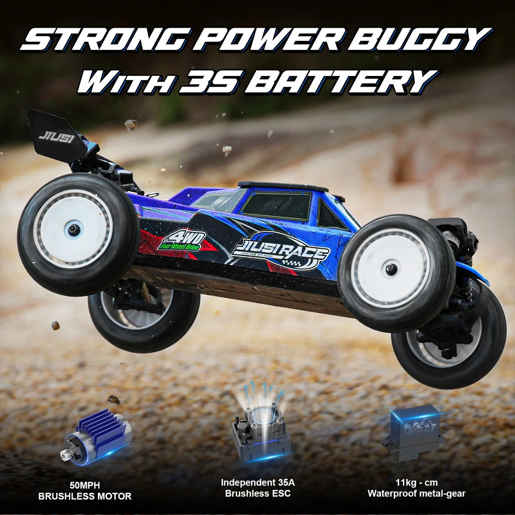 1/12 Brushless RC Cars 50mph Hobby Fast Off-road Drift Car 4WD Racing RC Truck Holiday Toys
